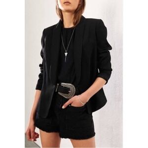 Ba&sh Lady‎ Jacket Tahlia Blazer Black Sz M